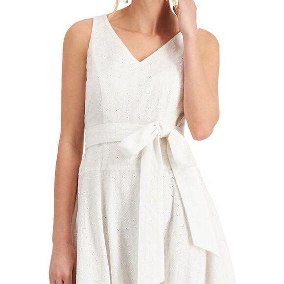 Taylor Cotton Embroidered Dress - Picture 2 of 16